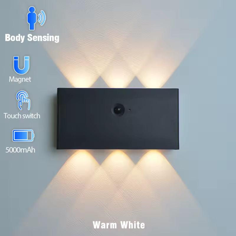 Lichtwolke™ | Luxus Wandleuchte mit Bewegungssensor